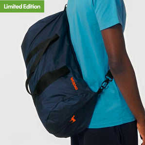 Made for Adventure Foldable Duffle Bag | Blue/Orange