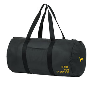 Made for Adventure Foldable Duffle Bag | Black/Yellow