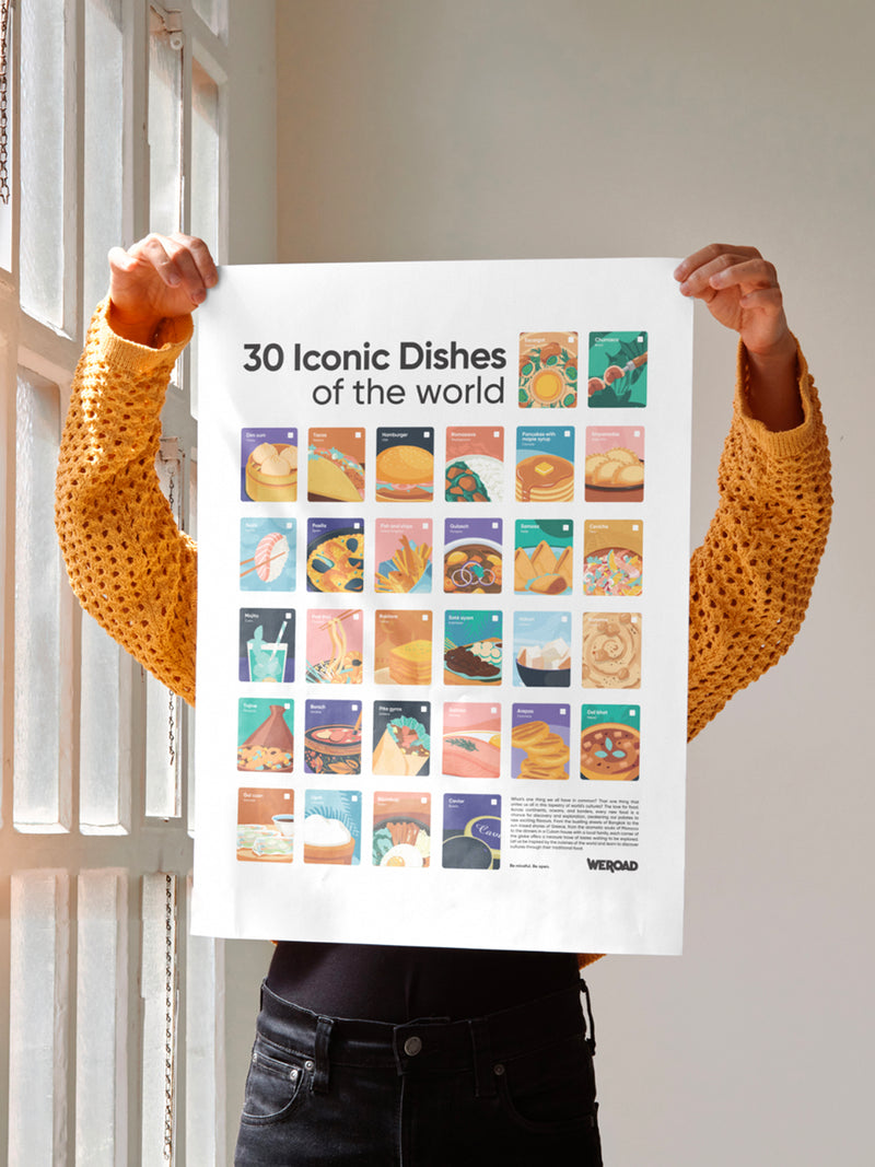 30 Iconic Food Poster