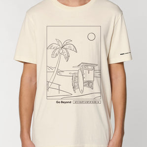 T-shirt Ocean Dreams | Raw White