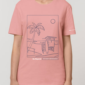 T-shirt Ocean Dreams | Canyon Pink