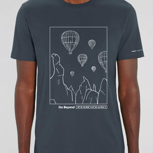 T-shirt Cappadocia Dreams | India Ink Grey