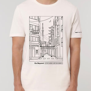 T-shirt Tokyo Dreams | Dirty White